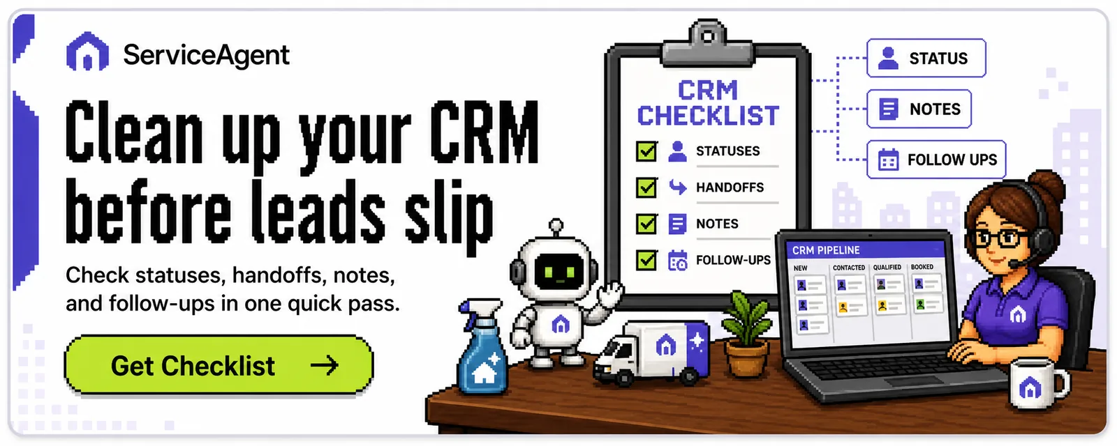 Clean up your CRM before leads slip - Get Checklist