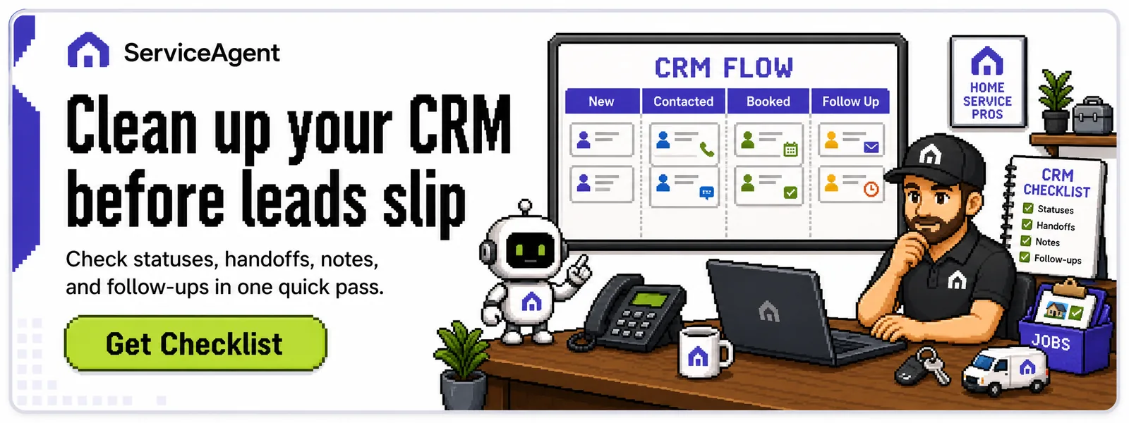 Clean up your CRM before leads slip - Get Checklist