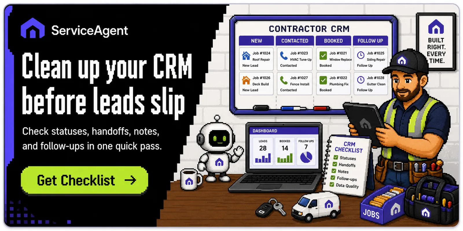 Clean up your CRM before leads slip - Get Checklist