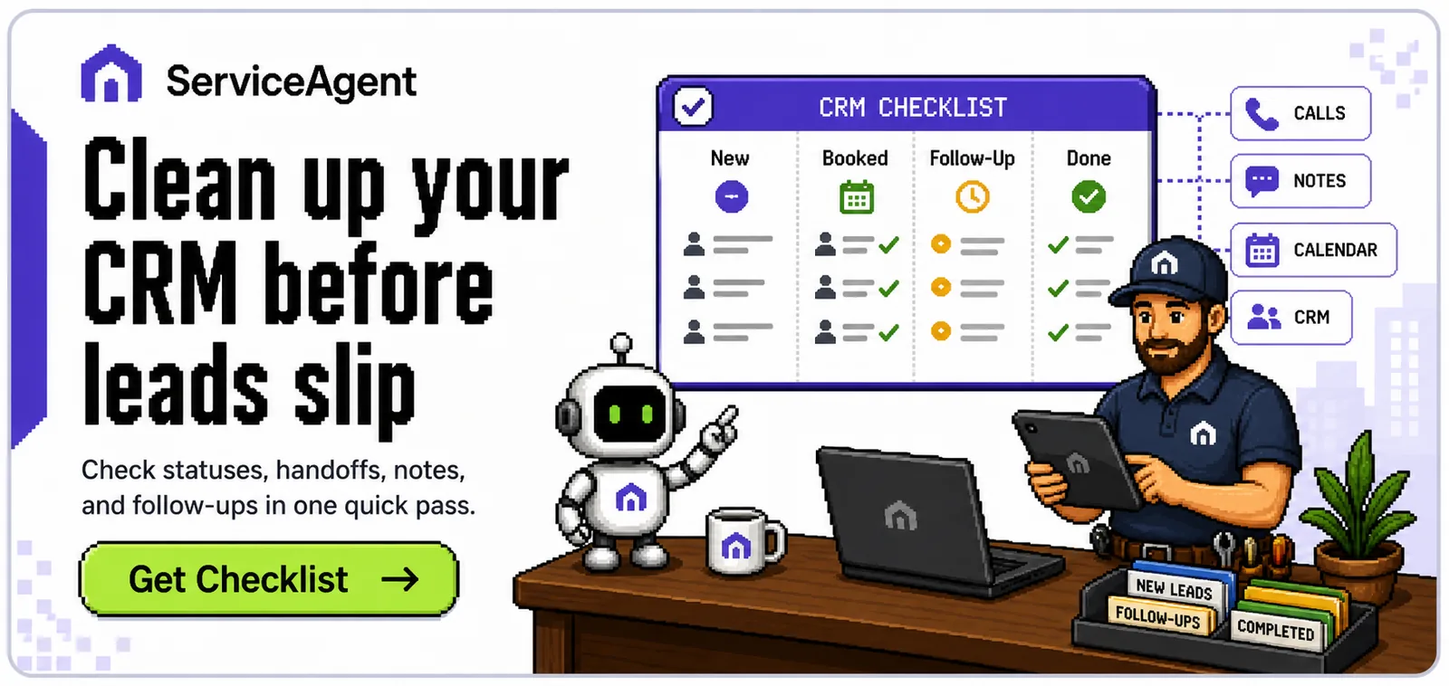 Clean up your CRM before leads slip - Get Checklist