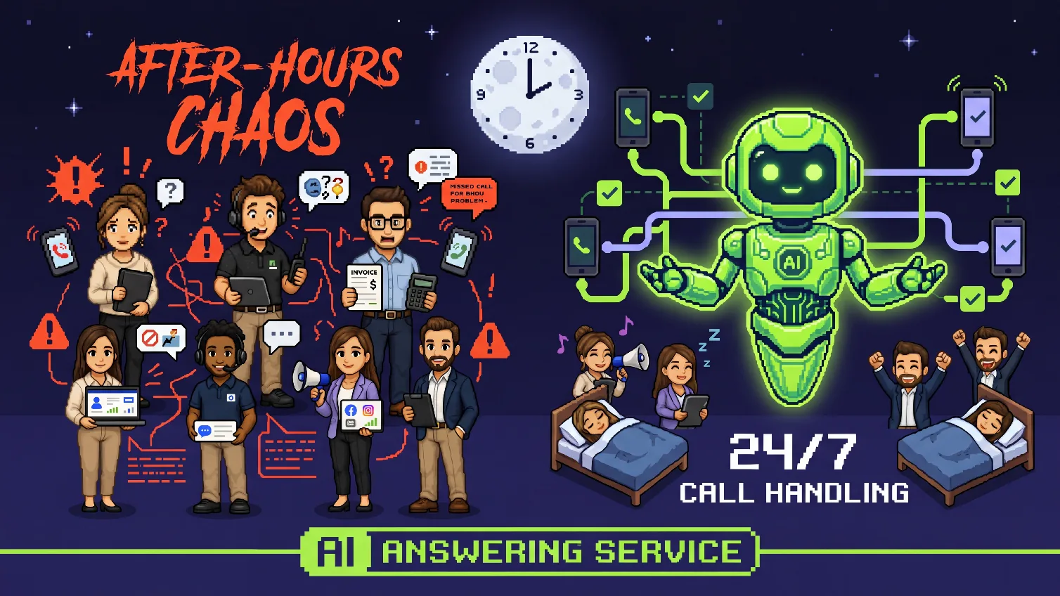 After-Hours AI Answering Service for 24/7 Call Handling
