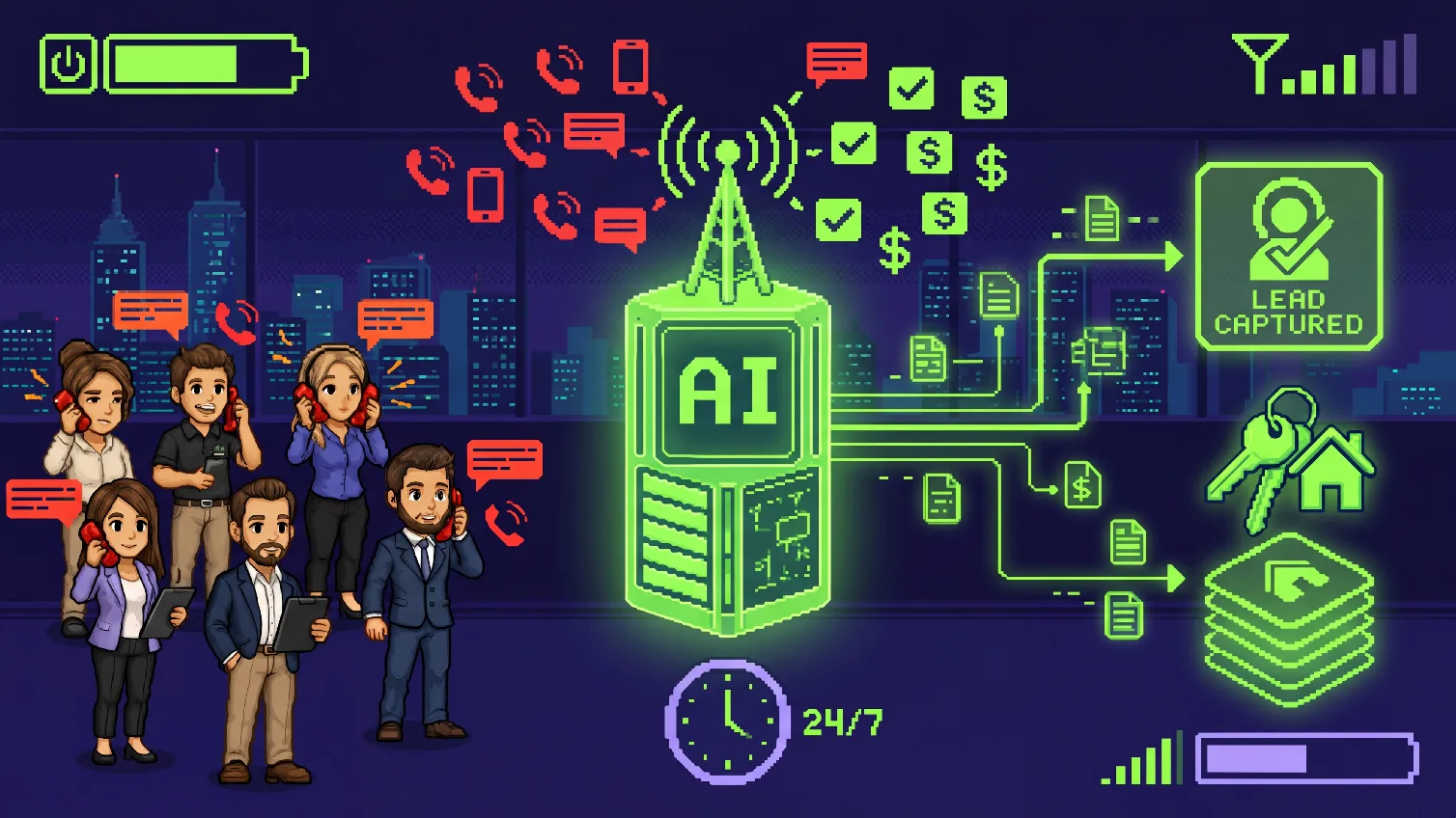 AI Answering Service for Real Estate Agents: Capture Every Lead 24/7