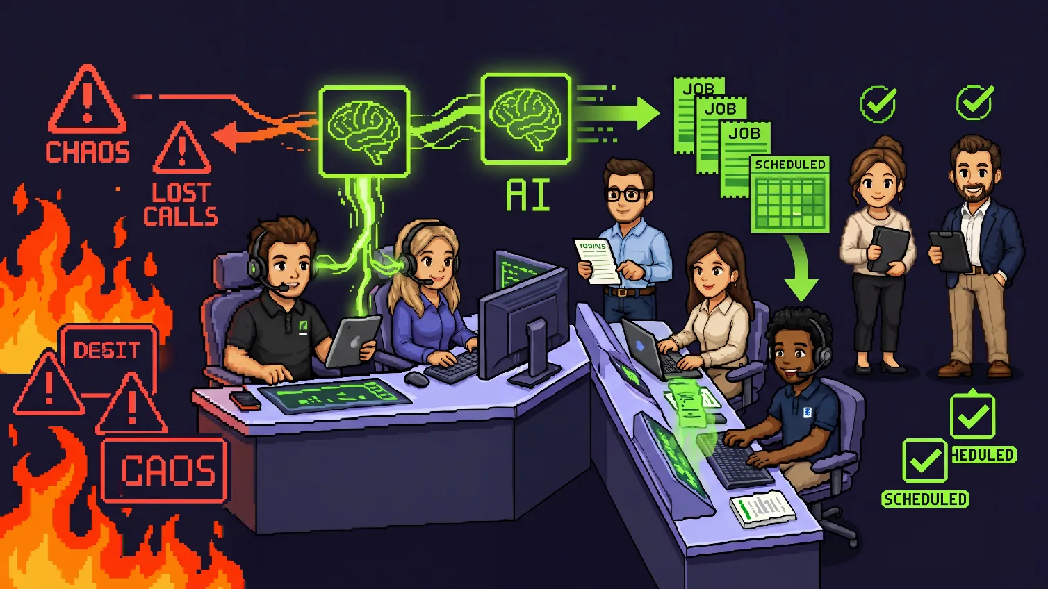 Dispatch Answering Service: Boost Response Time and Job Scheduling Efficiency
