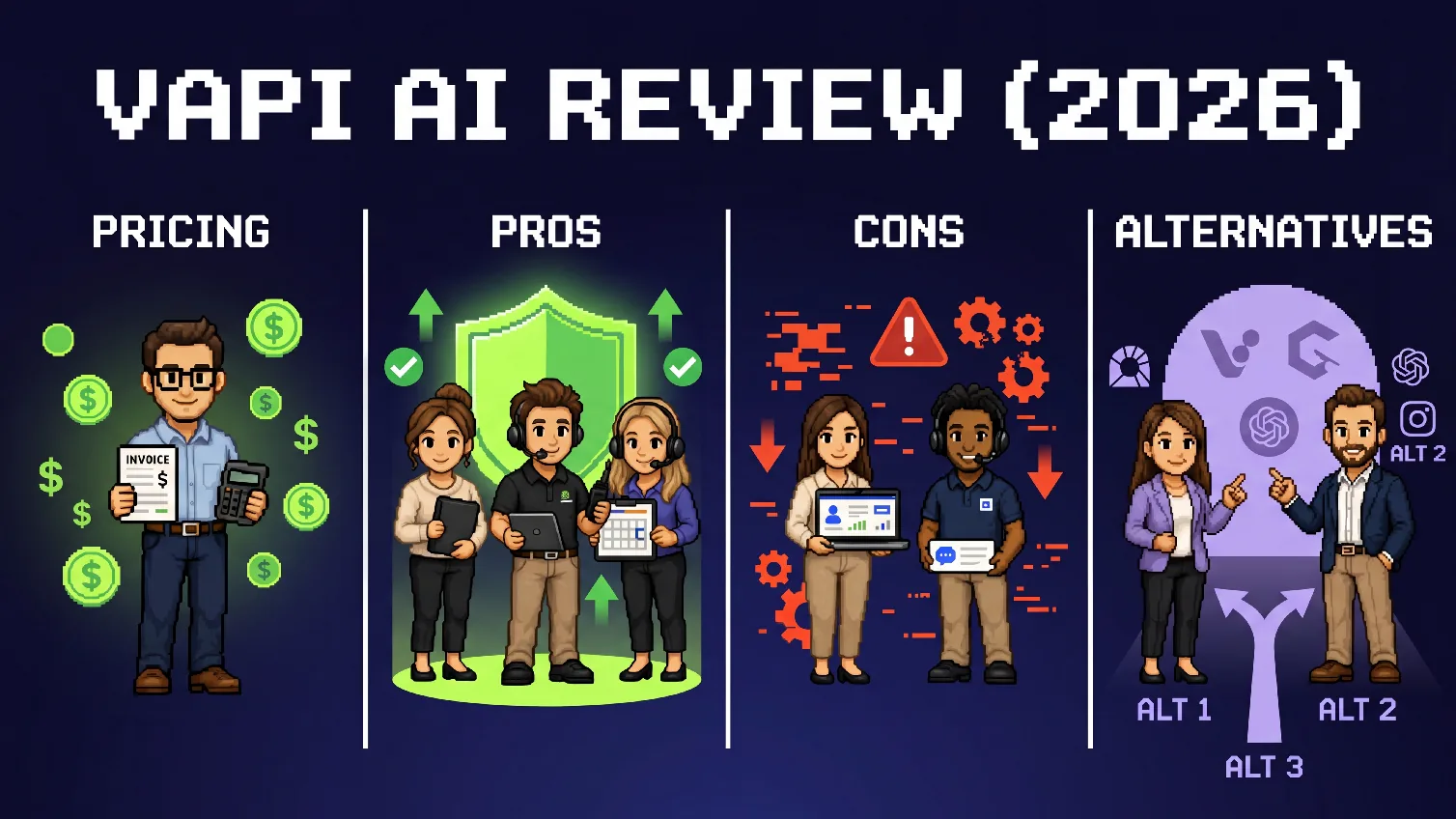 Vapi AI Review (2026): Pricing, Pros, Cons & Alternatives