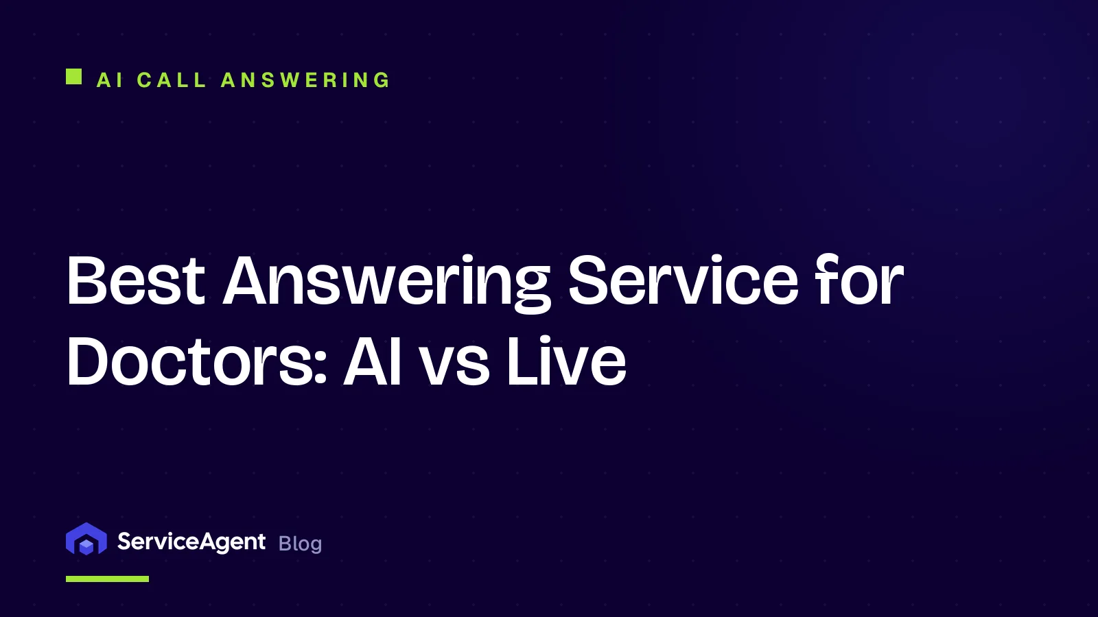 Best Answering Service for Doctors (2026): AI vs Live