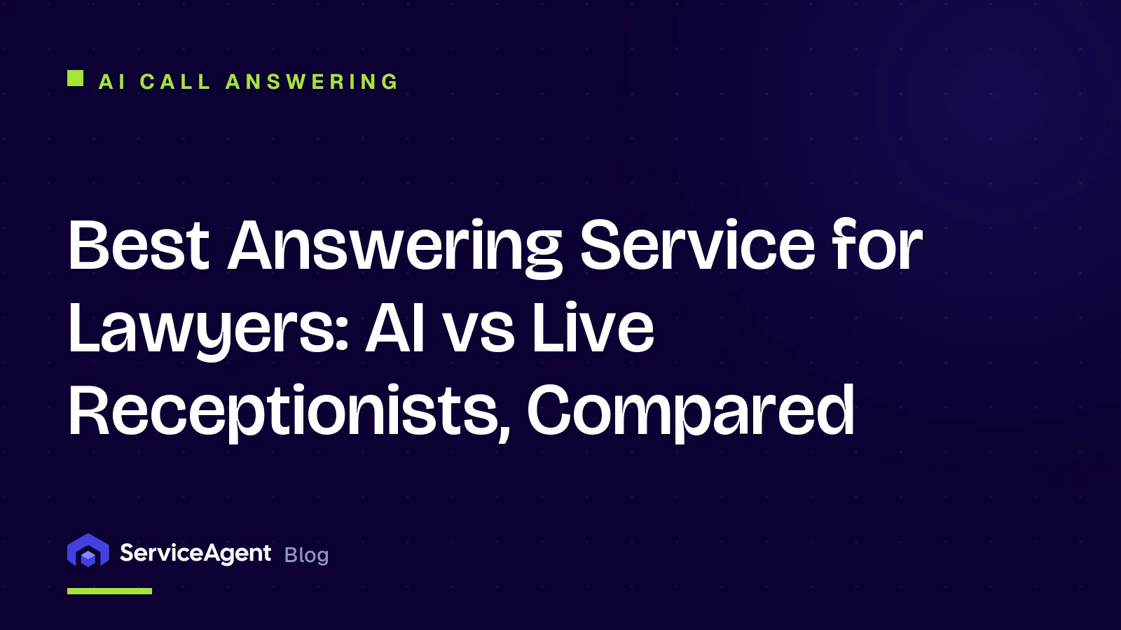Best Answering Service for Lawyers (2026): AI vs Live Receptionists, Compared