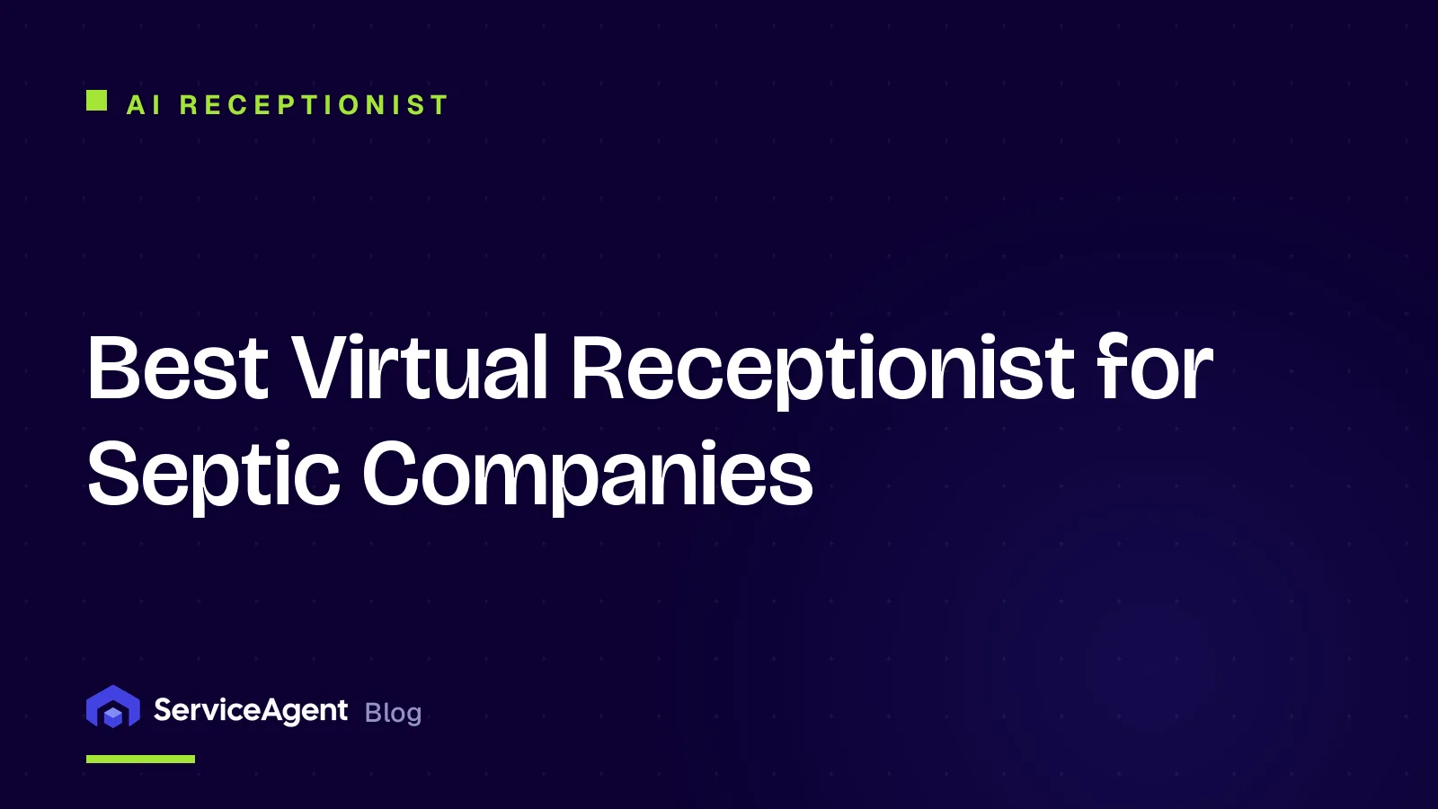 Best Virtual Receptionist for Septic Companies (2026)