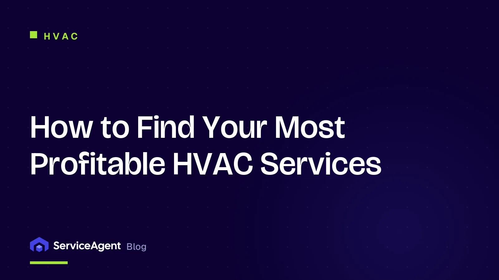 How to Find Your Most Profitable HVAC Services