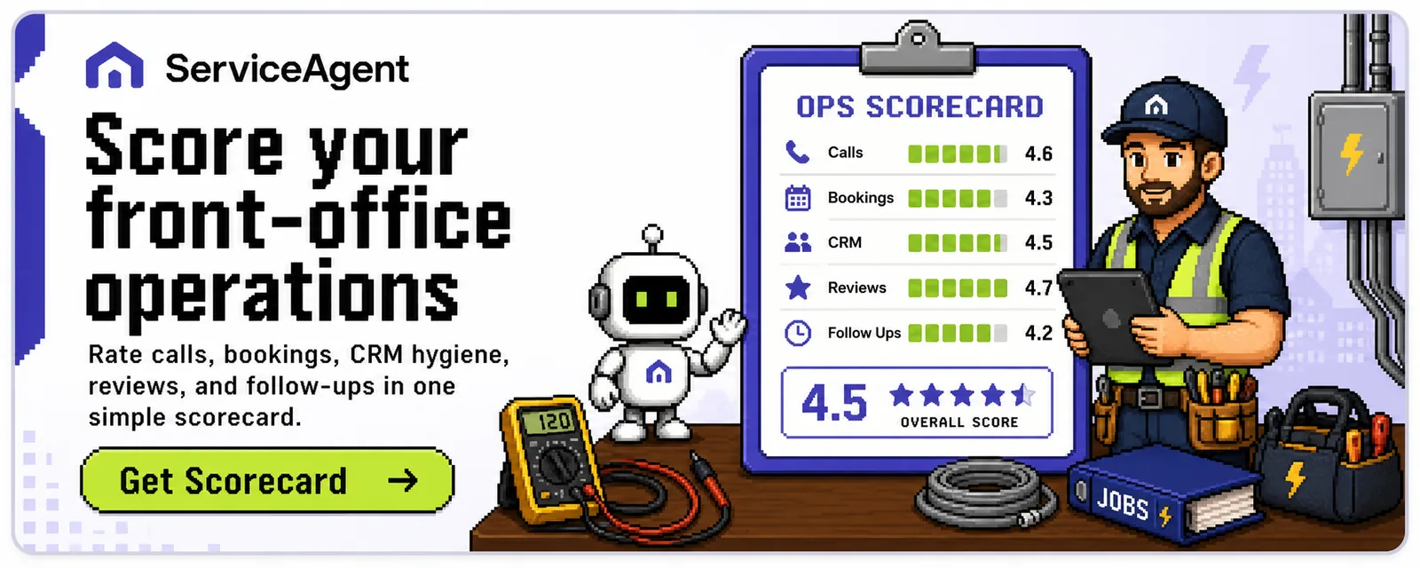 Score your front-office operations - Get Scorecard