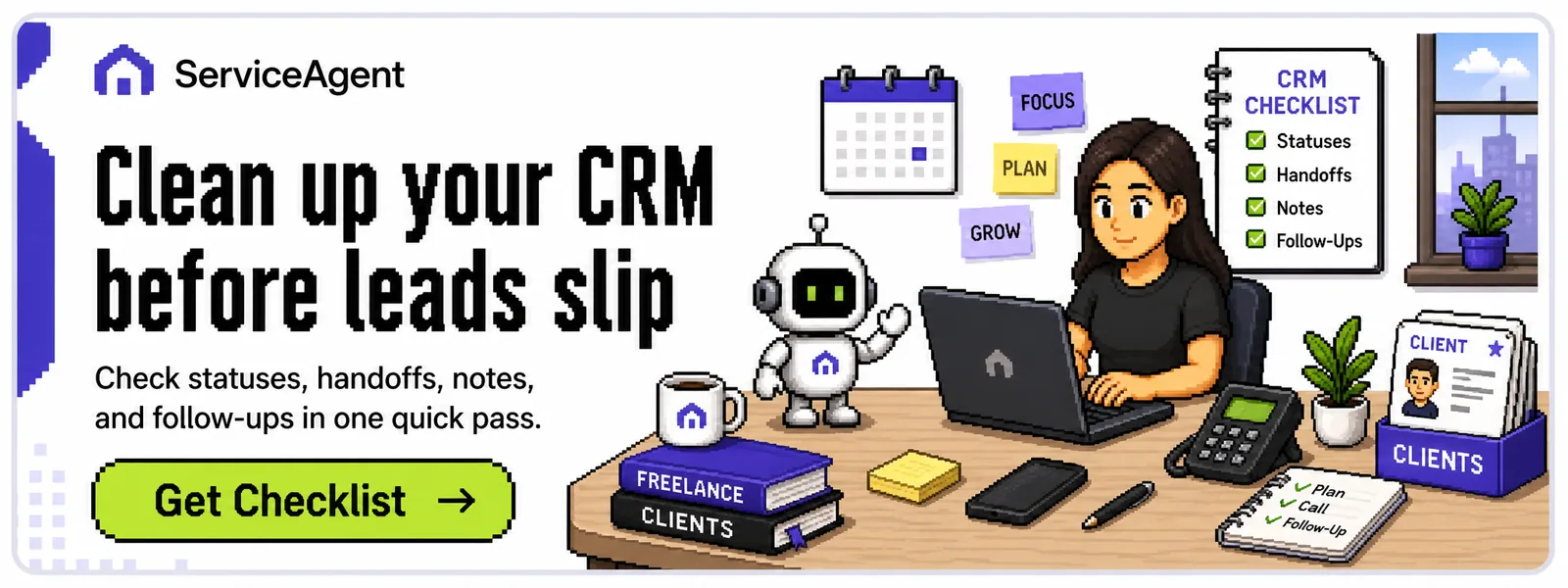Clean up your CRM before leads slip - Get Checklist