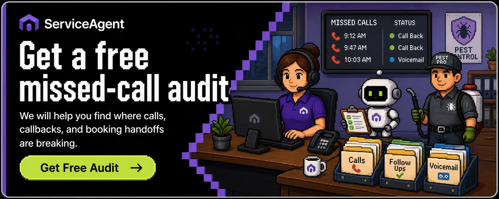Get a free missed-call audit - Get Free Audit