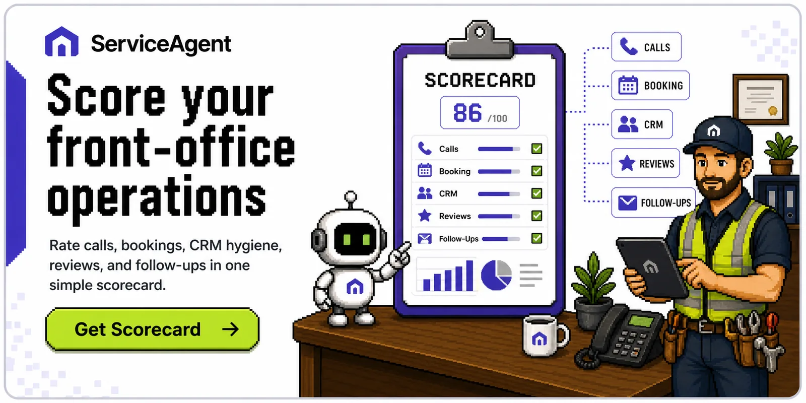 Score your front-office operations - Get Scorecard