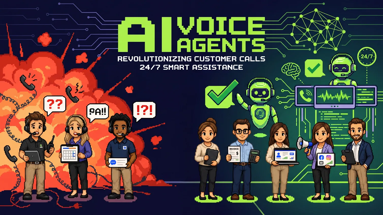 AI Voice Agents: Revolutionizing Customer Calls with 24/7 Smart Assistance