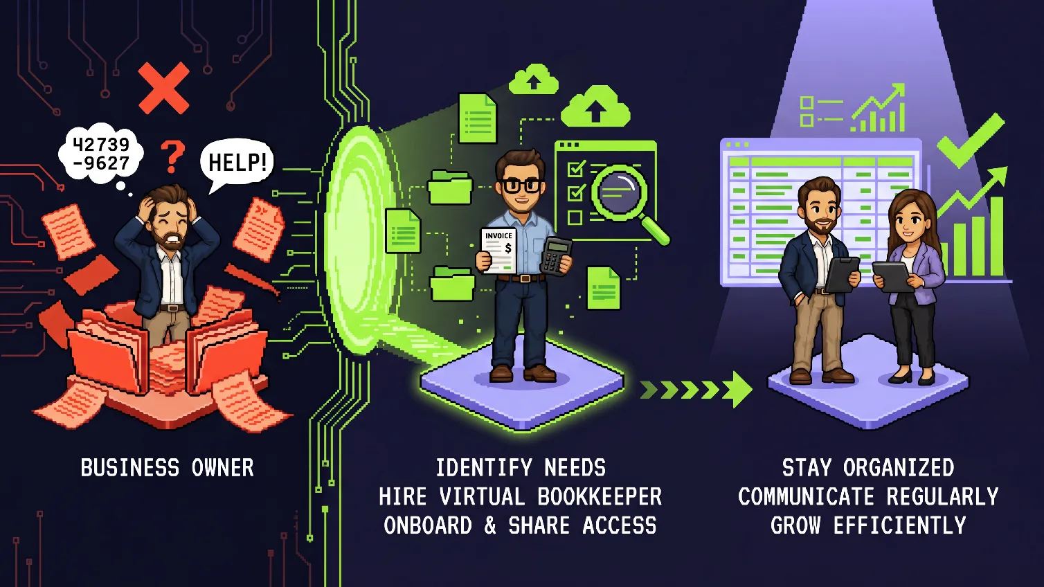 How to Hire and Work with a Virtual Bookkeeper?
