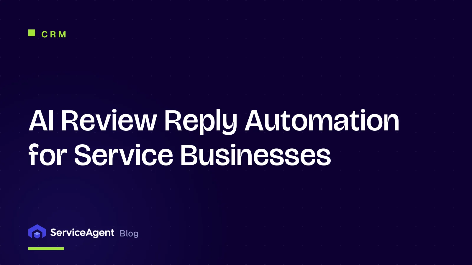 AI Review Reply Automation for Service Businesses