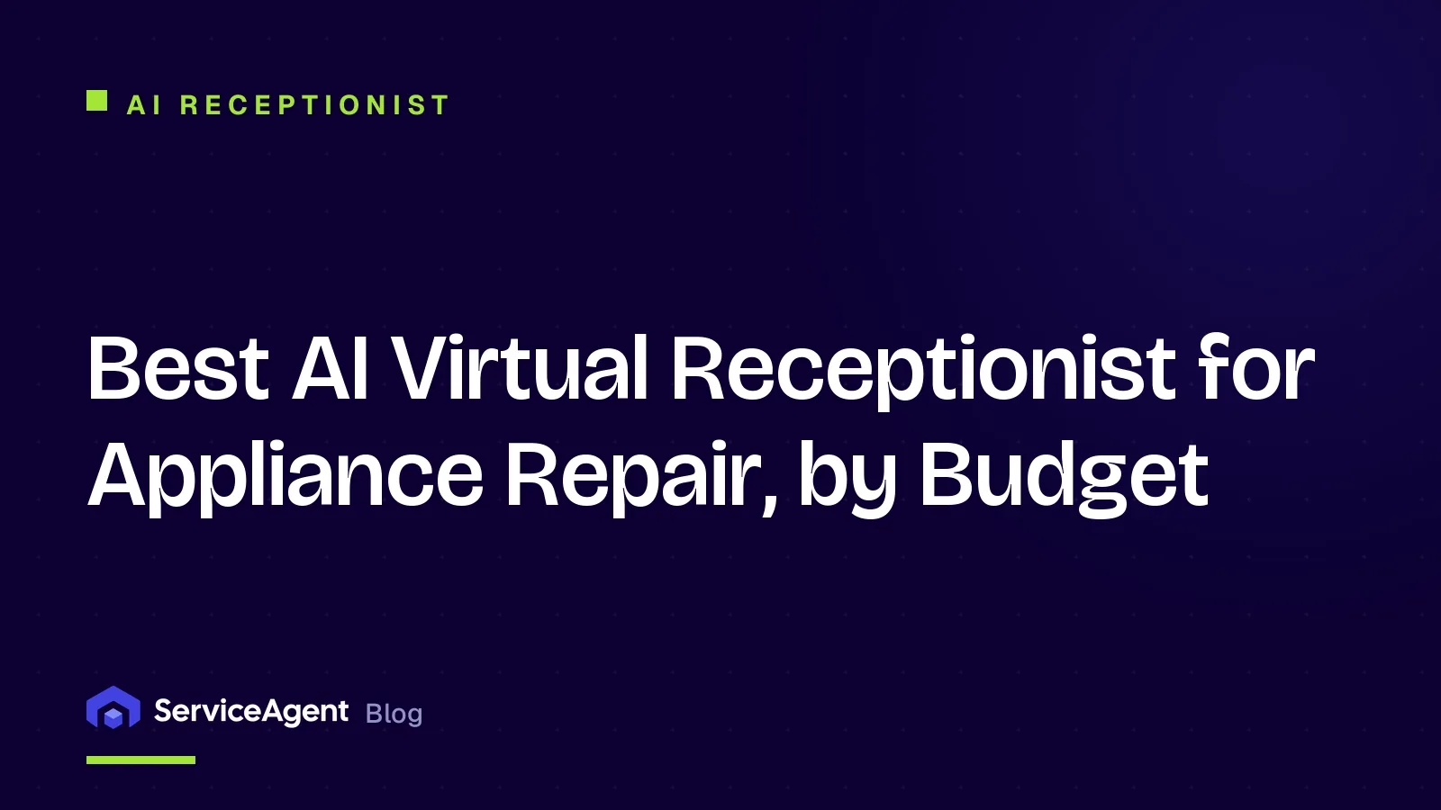Best AI Virtual Receptionist for Appliance Repair, by Budget