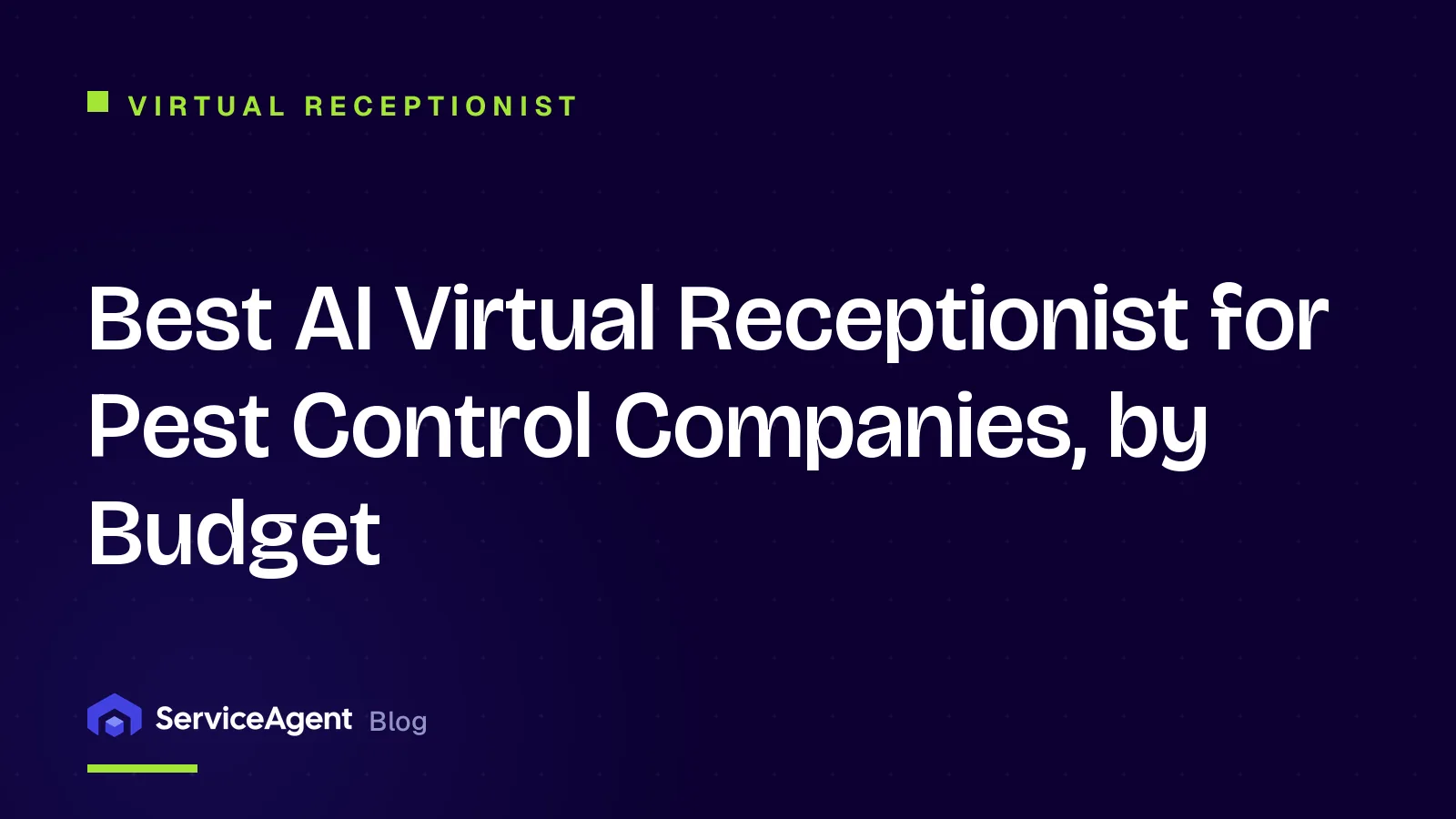 Best AI Virtual Receptionist for Pest Control Companies, by Budget