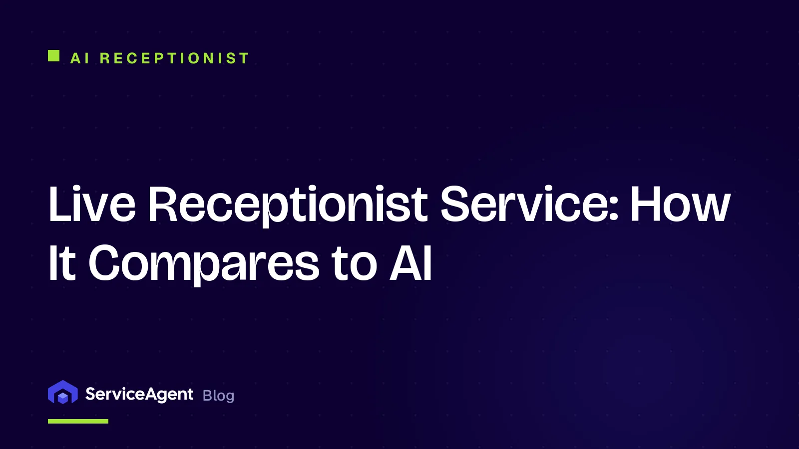 Live Receptionist Service: How It Compares to AI