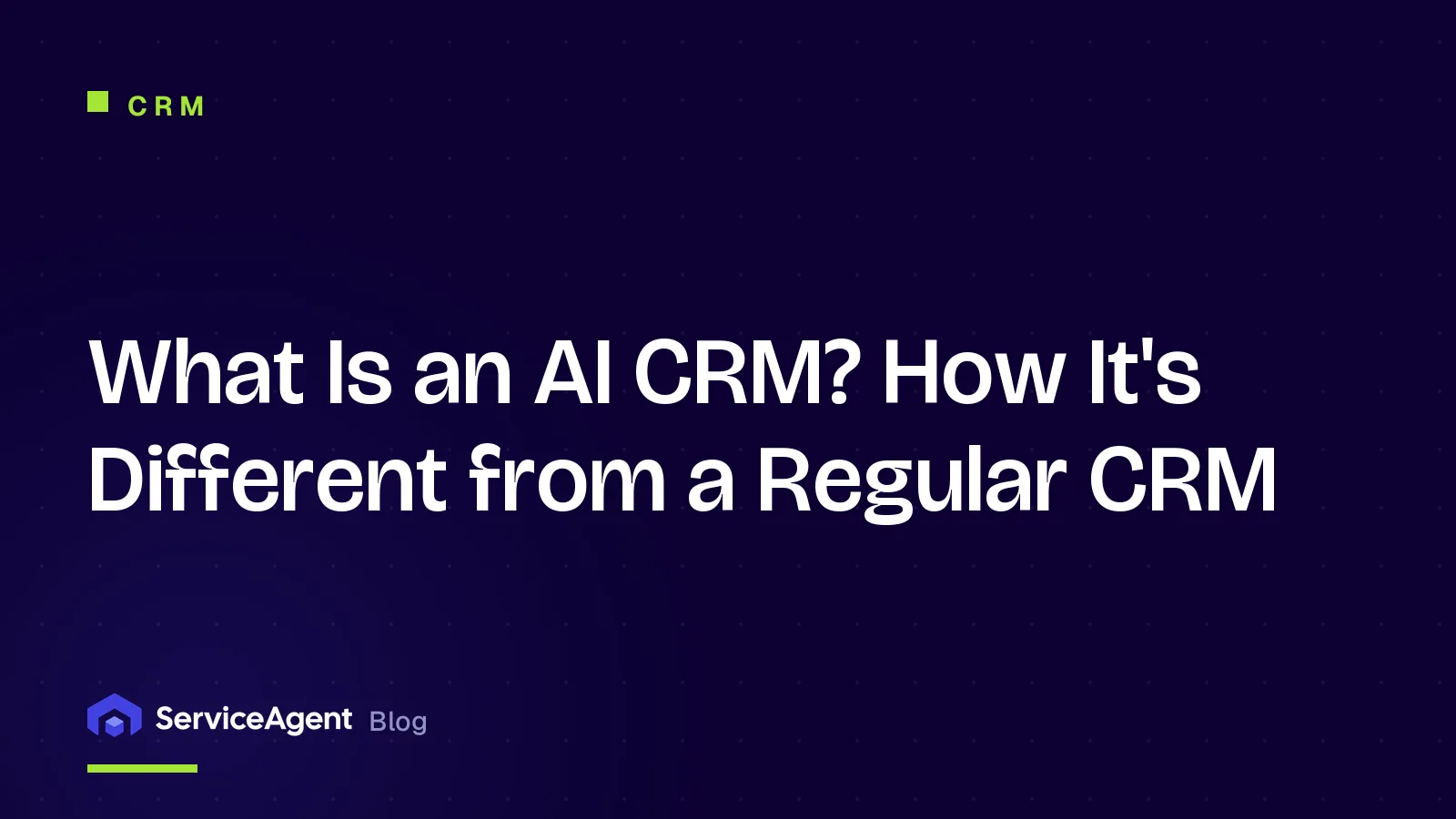What Is an AI CRM? How It's Different from a Regular CRM