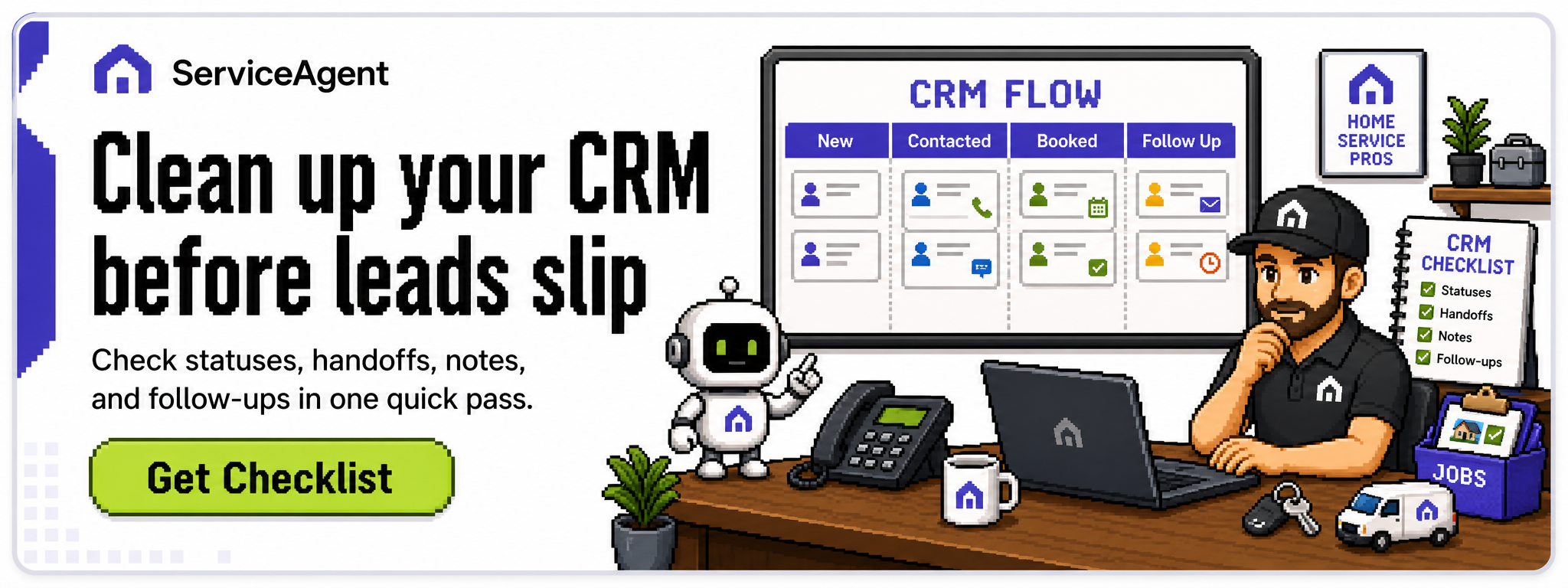Clean up your CRM before leads slip - Get Checklist