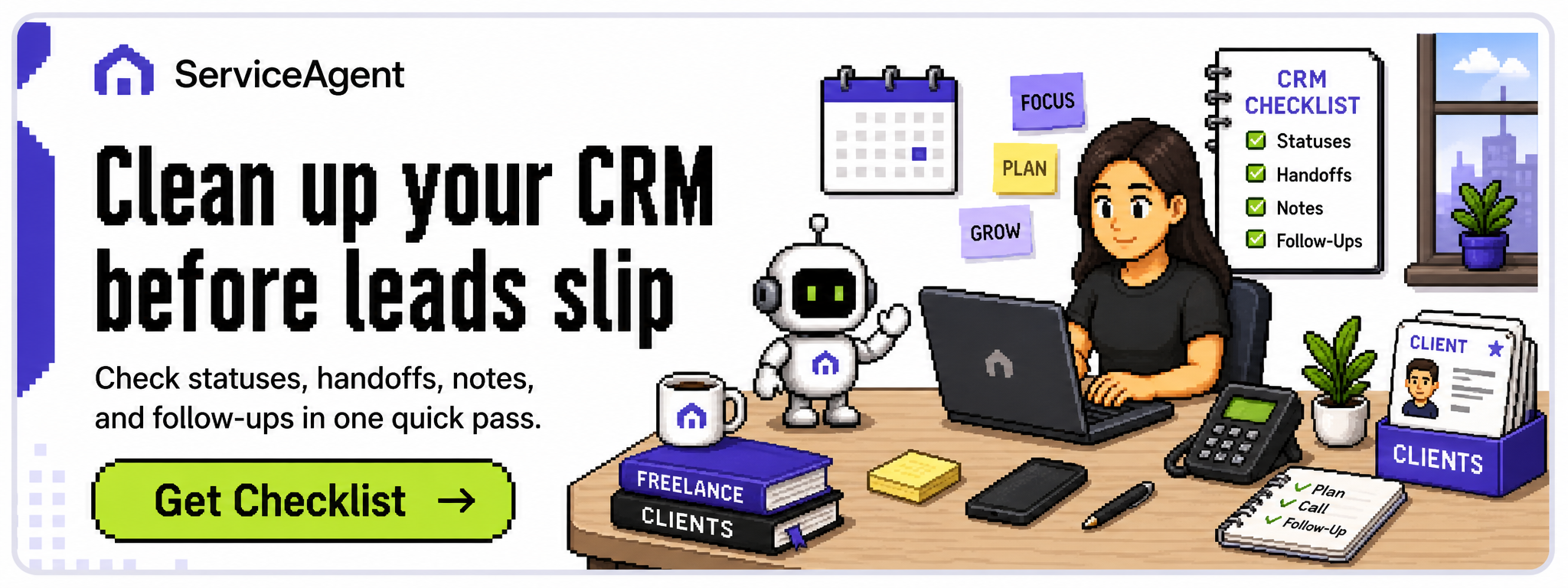 Clean up your CRM before leads slip - Get Checklist
