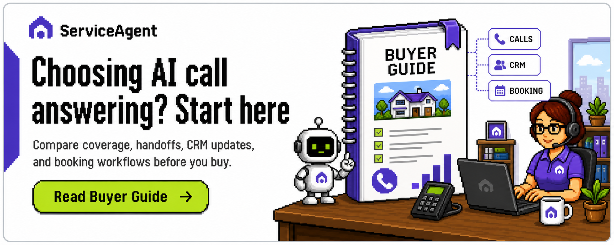 Choosing AI call answering? Start here - Read Buyer Guide