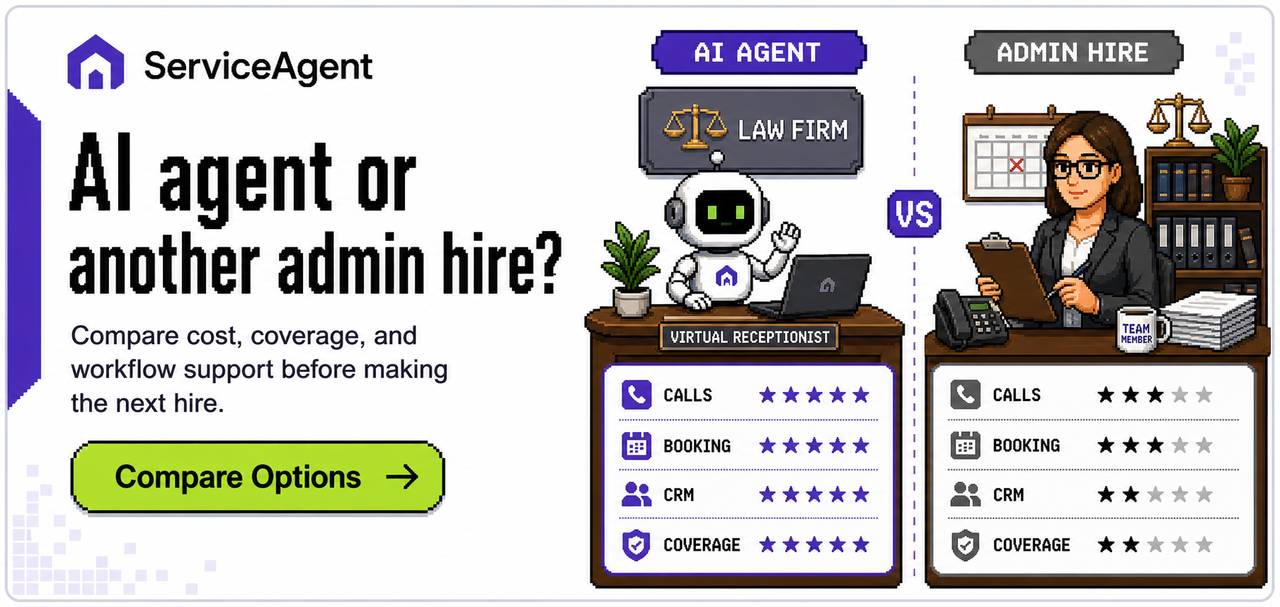 AI agent or another admin hire - Compare Options