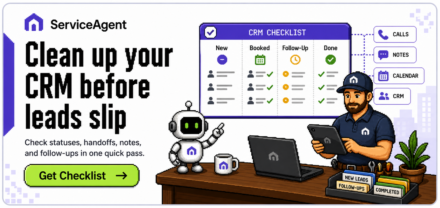Clean up your CRM before leads slip - Get Checklist